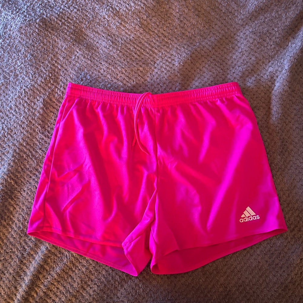 Adidas Women's Bright Pink Athletic Shorts